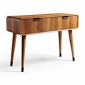 Mobiletto in legno di bambù con finitura naturale e dimensioni 120 x 45 x 75cm