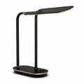 Lampada da scrivania in metallo con braccio regolabile finitura cromo 30 x 15 x 50cm